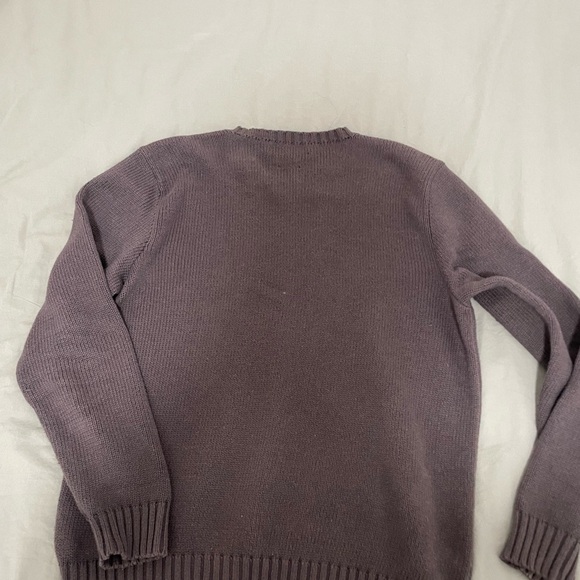 Polo by Ralph Lauren Brown Crewneck Sweater with Red Pony - Picture 3 of 3